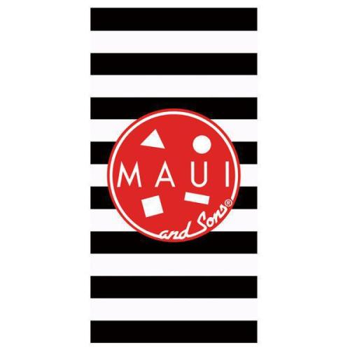 Maui 5829 Πετσέτα Θαλάσσης 75x150 Μαυρο-κοκκινο Beach Towel Cartoon Maui