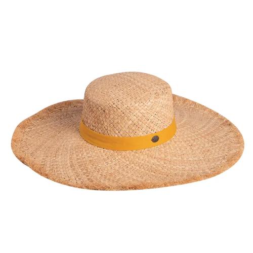 Morticia Raffia Καπέλο 'Ηλιου | Karfil Hats D.Yellow