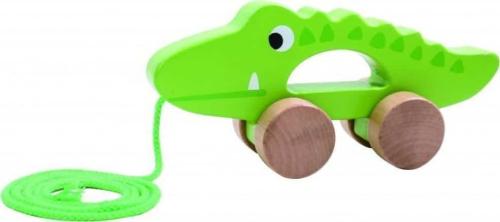 Tooky Toys Κροκόδειλος Συρόμενος από Ξύλο για 12+ Μηνών TKC265