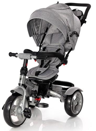 Τρίκυκλο για μωρά με Περιστρεφόμενο Κάθισμα Lorelli Neo Grey Luxe Eva Wheels 10050332102