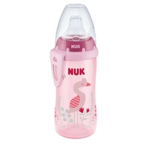 Παγούρι με επιστόμιο σιλικόνης 300ml Nuk Active Cup Pink 255078