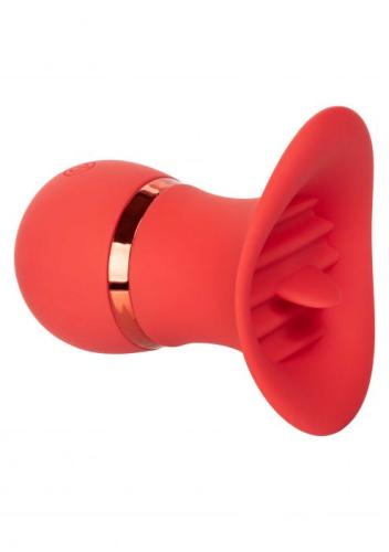 California Exotics - French Kiss Charmer Clitoral Toy Red 9cm Red