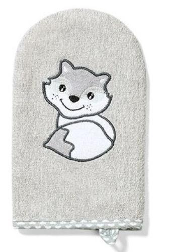 BabyOno Γάντι πλυσίματος μωρού από Μπαμπού Grey BN347/03
