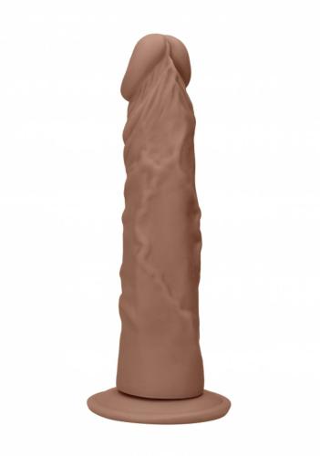REALROCK - DONG WITHOUT TESTICLES 23CM MOCHA Brown