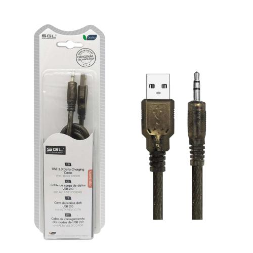 Καλώδιο ήχου - 1S01 - USB-A male/Jack 3.5mm male - 5m - 097565