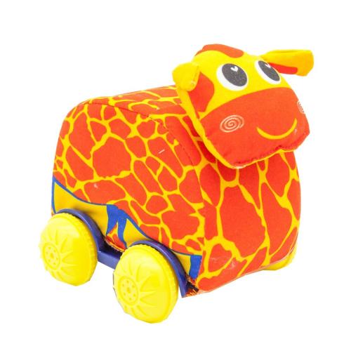 Διακάκης Λούτρινα Ζωάκια με Ρόδες Luna Toys Giraffe 000622167
