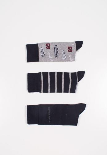 John Frank Ανδρικές Κάλτσες Πολύχρωμες 3Pack JF3LSCA03 Πολύχρωμο