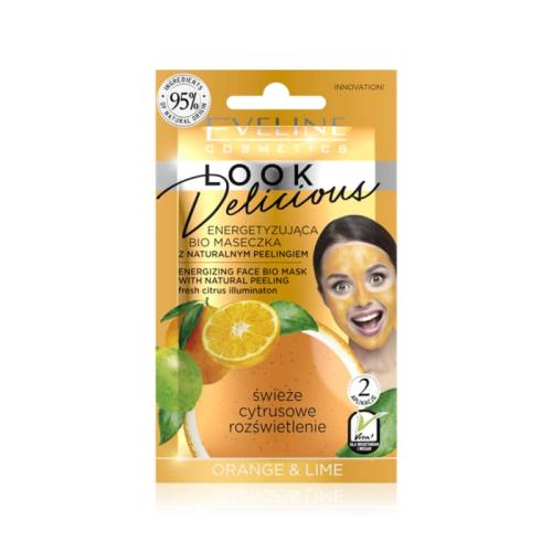 Eveline Look Delicious Face Bio Mask Orange & Lime