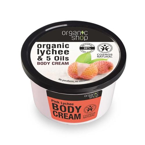 Organic shop Pink Lychee Body Cream 250ml