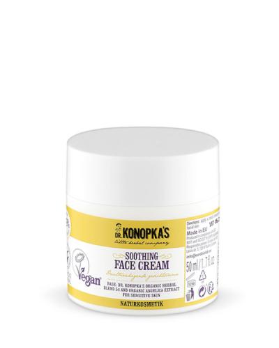 Dr.Konopka's Soothing Face Cream , Καταπραϋντική κρέμα προσώπου, για ευαίσθητες επιδερμίδες, κατάλληλο για όλες τις ηλικίες , 50 ml.