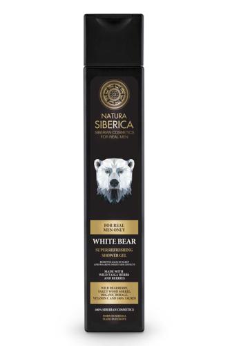 MEN Shower Gel White Bear, Αναζωογονητικό Αφρόλουτρο, 250 ml.