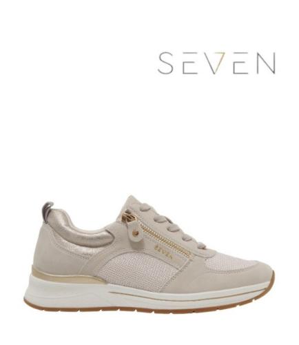 Seven sneakers με φερμουαρ - Μπέζ