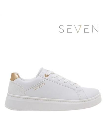 Seven sneakers με σχέδιο - Λευκό