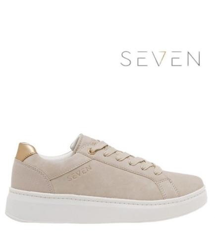 Seven sneakers με σχέδιο - Μπέζ