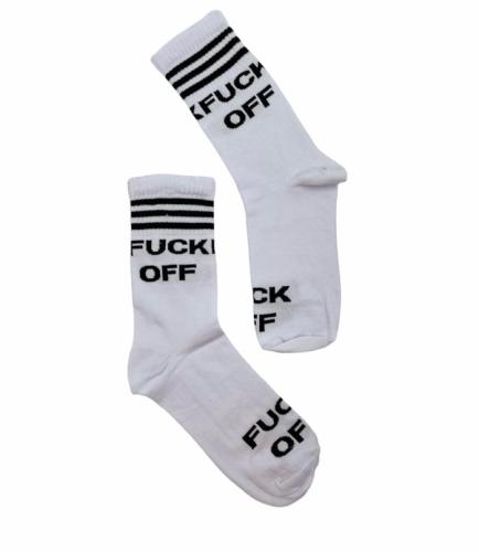 Unisex βαμβακερές κάλτσες - Λευκό