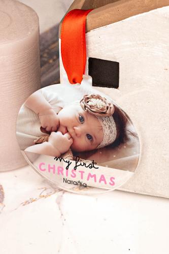 First Christmas Baby, Στολίδι Δέντρου Με Φωτογραφία