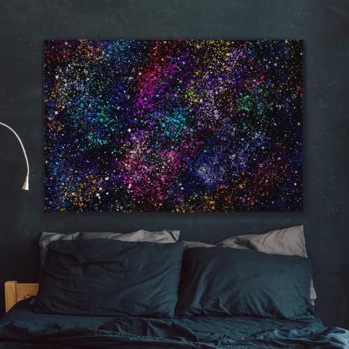 Πίνακας σε Καμβά, Abstract Galaxy Space