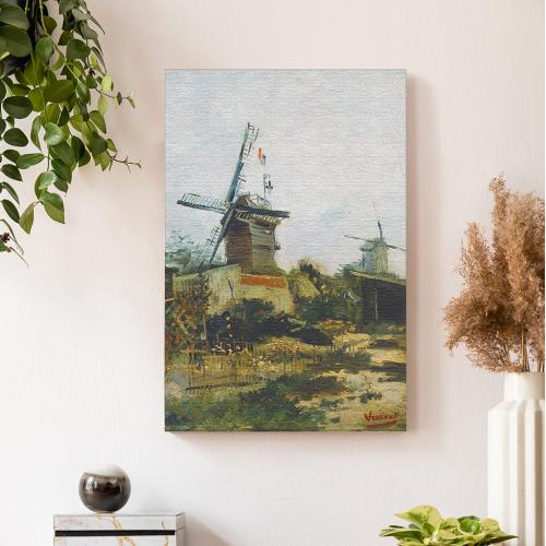 Πίνακας σε Καμβά, Van Gogh - Le Moulin de Blute fin