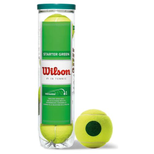 Παιδικά Μπαλάκια Τένις Wilson Starter Play Green x 4