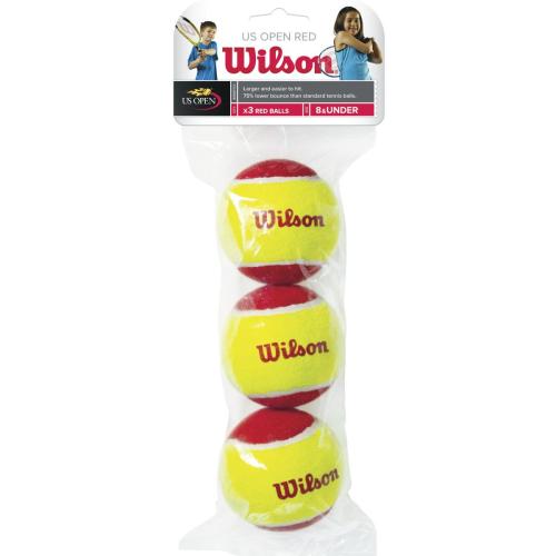 Παιδικά Μπαλάκια Τένις Wilson Starter Red x 3