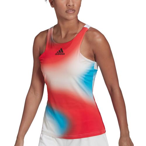 adidas Melbourne Women's Tennis Printed Y-Tank