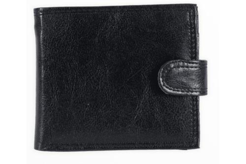 Ανδρικό πορτοφόλι με 10+2 θήκες για κάρτες ΜΑΥΡΟ