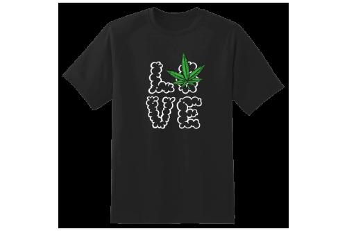 Κοντομάνικο Love Cannabis