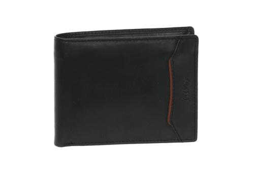 Lavor 1-5992 RFID ανδρικό πορτοφόλι ΜΑΥΡΟ