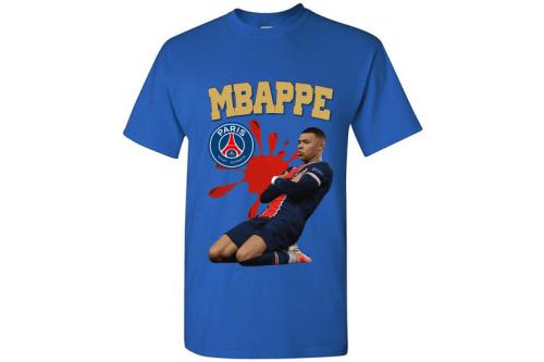 Παιδική μπλούζα Mbappe ΜΠΛΕ ΡΟΥΑ