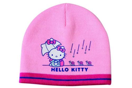 Παιδικό σκουφί Hello Kitty ΡΟΖ