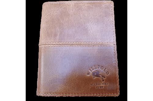 WillPolo Crazy horse leather wallet ΤΑΜΠΑ
