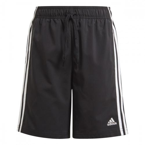 adidas Essentials 3-Stripes Chelsea Shorts GN4093 134 Μαύρο 100% rec polyester 140 152 164 176
