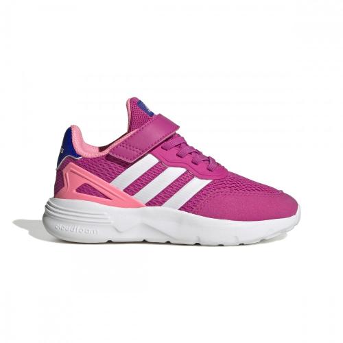 Nebzed Elastic Lace Top Strap Shoes HQ6148 Χαμηλό Ροζ Ύφασμα/συνθετικό
