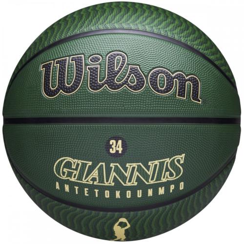 Wilson NBA Player Icon Μπάλα Μπάσκετ Outdoor Giannis Πρασινο