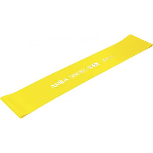 Amila Λάστιχο Γυμναστικής Loop Πολύ Μαλακό Κίτρινο 96 Κίτρινο 100% Φυσικό latex