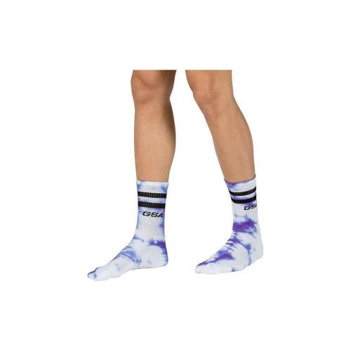 GSA Dye Tie Αθλητικές Κάλτσες Μωβ 1 Ζεύγος 811904 Μωβ 75% Cotton 15%Polyamide 10% Elastane