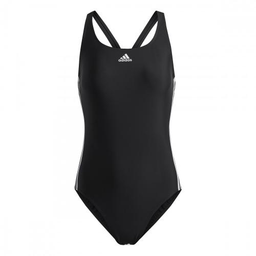 SH3.RO Classic 3-Stripes Swimsuit GM3881 Μαύρο 78% REC.PA/22% Elasthane