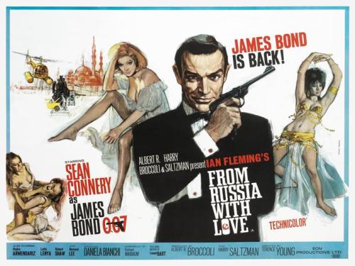 JAMES BOND (FROM RUSSIA WITH LOVE) ΚΑΔΡΟ 60 X 80 cm ΚΑΜΒΑΣ