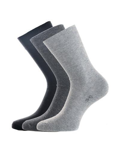 Βαμβακερή casual κάλτσα 3 pack σε τρία χρώματα