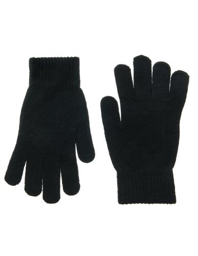 Γάντια μάλλινα σε μαύρο χρώμα