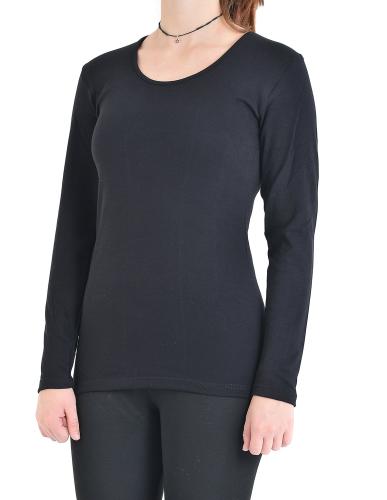 Γυναικείο ισοθερμικό μπλουζάκι σε μαύρο χρώμα