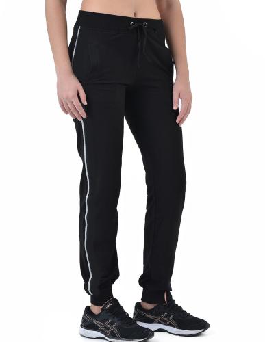 Γυναικείο παντελόνι φόρμας jogger σε μαύρο χρώμα