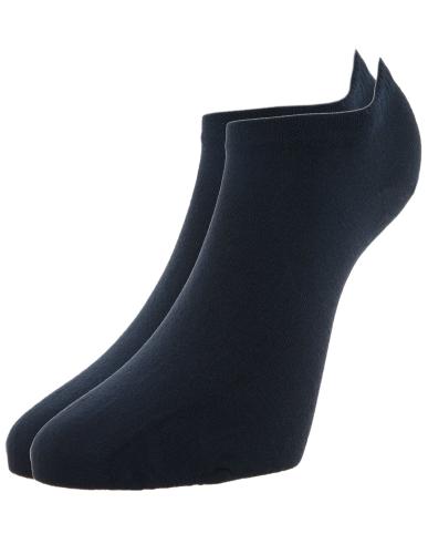 Κοφτή κάλτσα bamboo σε blue-black χρώμα Νο 39-42