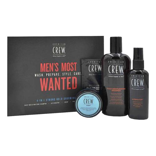 American Crew Σετ Ανδρικής Περιποίησης Men's Most Wanted Strong Hold Grooming Kit - Σετ Δώρου
