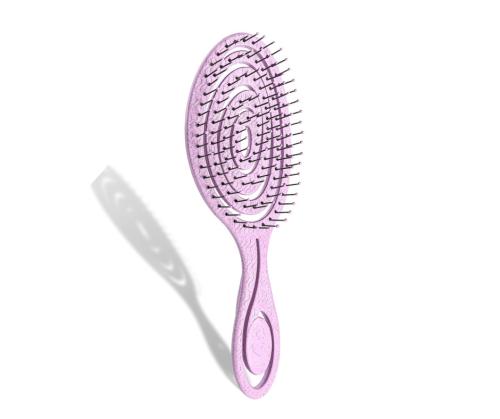 Βιολογική Επαγγελματική Βούρτσα Μαλλιών για Γυναίκες, Ανδρες & Παιδιά - Organic Bio Eco Friendly Hair Brush - Μώβ