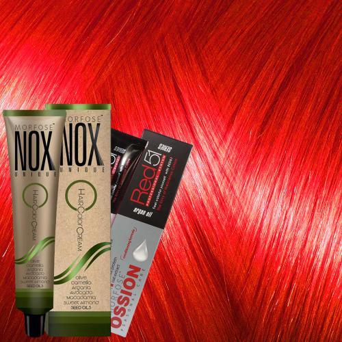 Ossion Nox Morfose Βαφή Μαλλιών Κόκκινο - 60ml