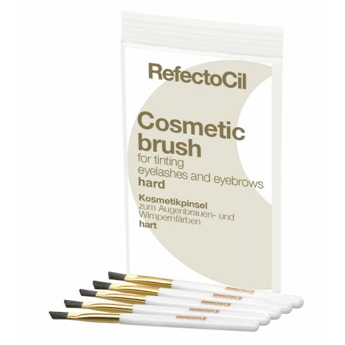 Refectocil Cosmetic Brush For Tinting Eyelashes & Eyebrows Hard 5Pk