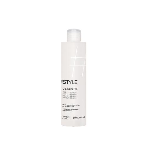 STYLE Oil Non Oil 'Eλαιο gel με μη Λιπαρή Σύσταση Πλούσιο Σε Καστορέλαιο - Λειαίνει τα μαλλιά & εξαλείφει το φριζάρισμα.- 200ml