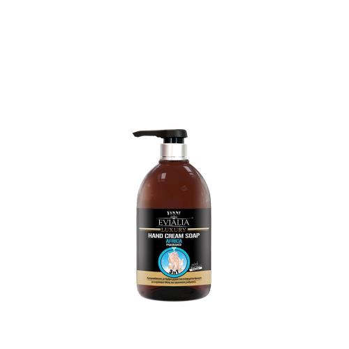 Evialia Hand Cream Soap Africa Αισθησιακό κρεμοσάπουνο Με Κρέμα Χεριών & 18 ενεργά συστατικά - 500ml