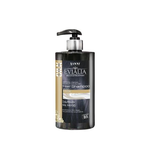 Evialia Sink Hair Shampoo Σαμπουάν με Μετάξι, Κερατίνη- Αναδόμηση, Προστασία από τη θερμότητα - 500ml